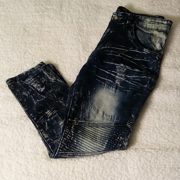 BLACK PREMIUM SIZE 28/30 STRETCH JEANS FOR MEN LIKE NEW! - Picture 2 of 8